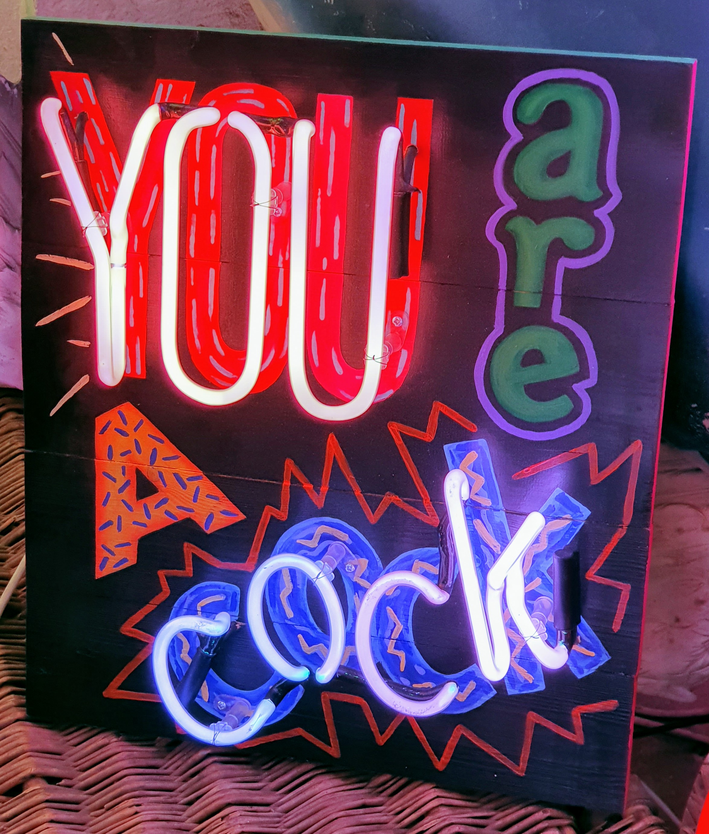 Neon lights and signs at God's Own Junkyard, Walthamstow, London