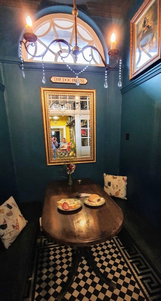 Dining area of Spout Café, Leek, Stoke-on-Trent