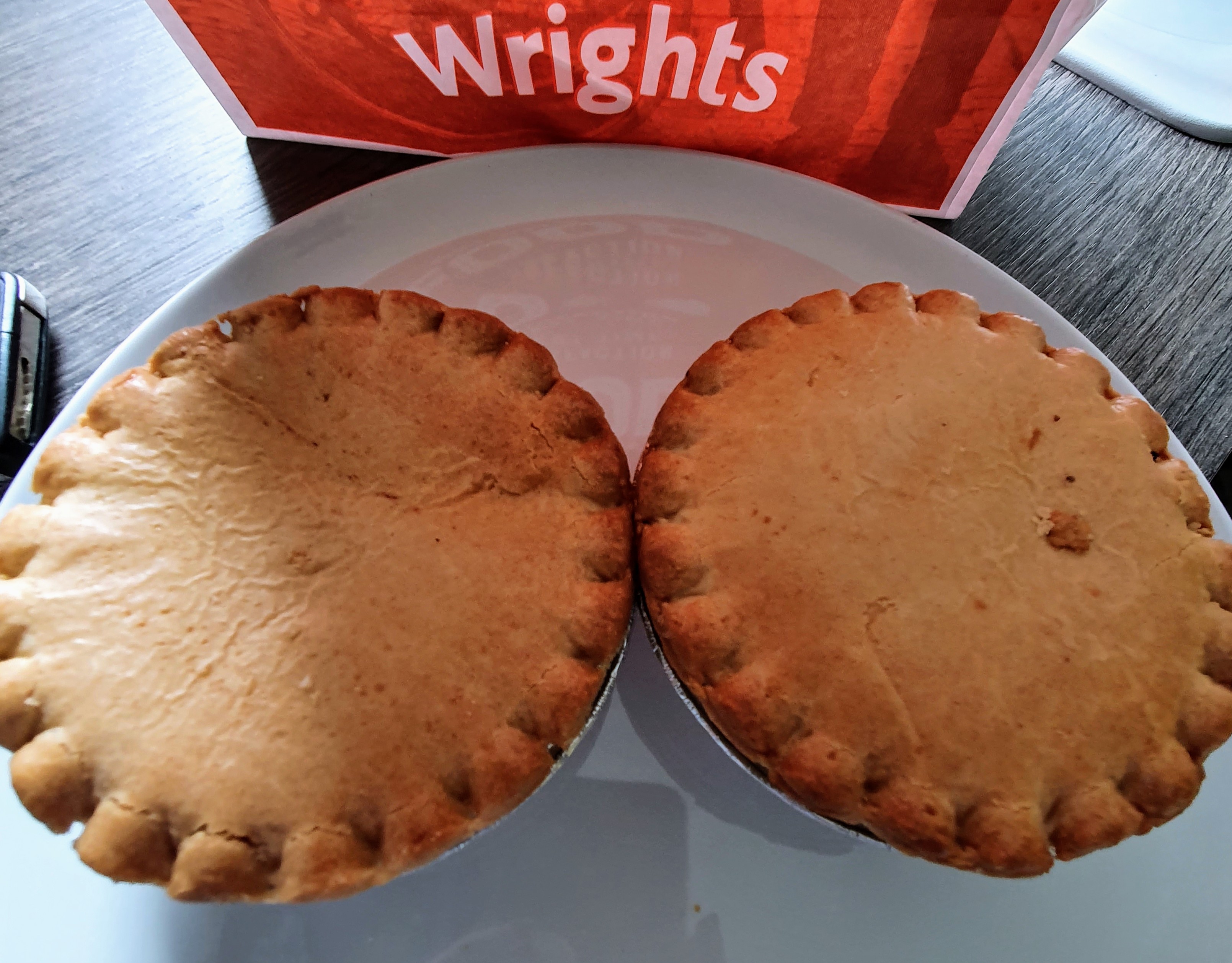 Wrights meat and potato pies