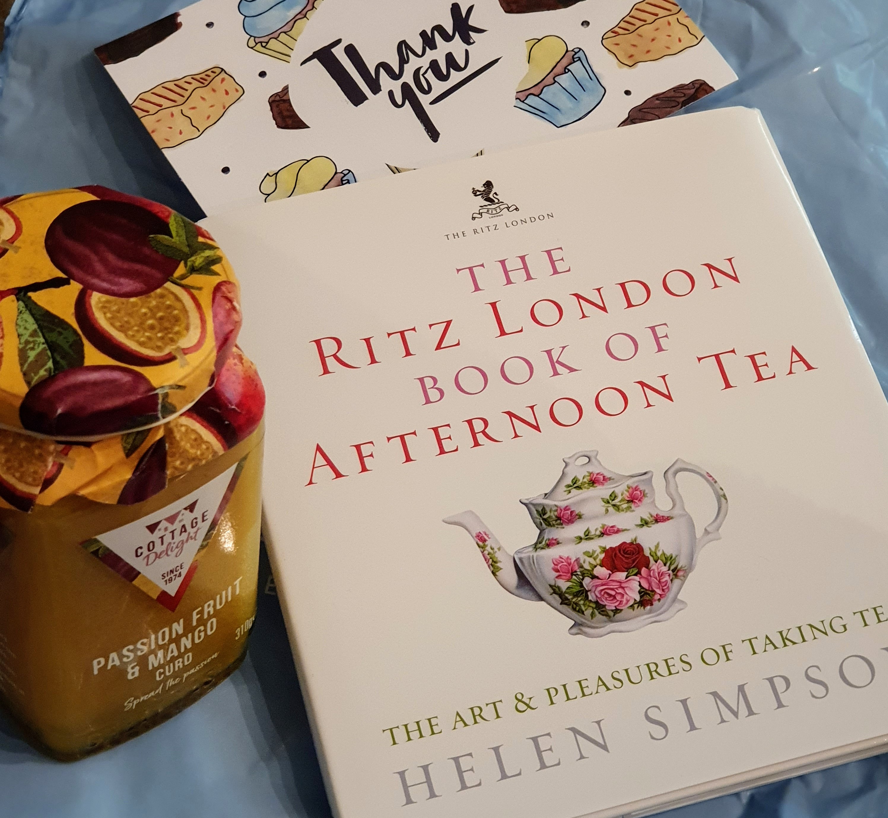 Passion fruit curd and afternoon tea book